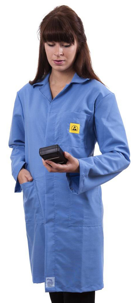 Antistatic Lab Coat Blue