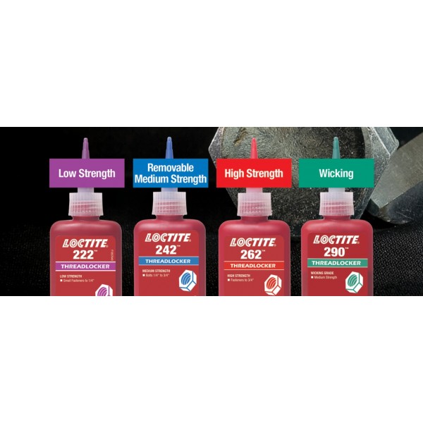 What is the difference between Loctite threadlocker colors?