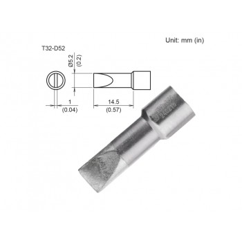 Hakko T32-D52 Chisel Soldering Tip 5.2mm