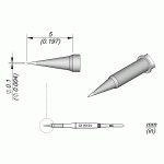 JBC C115101 Cartridge Tip Conical 0.1mm