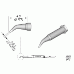 JBC C115105 Cartridge Tip Bent Conical 0.3mm