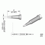 JBC C115108 Cartridge Tip Chisel 0.6x0.3mm