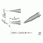 JBC C115120 Knife Tip 1x0.2mm