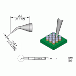 JBC C115124 Cartridge Tip Bent Conical 0.1mm