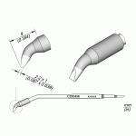 JBC C250-406 Chisel Bent Cartridge 2.2 x 1.0