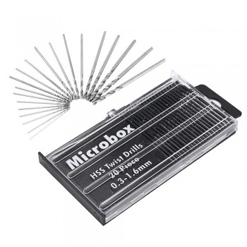 HSS Micro Drill Bit Set 0.3-1.6mm