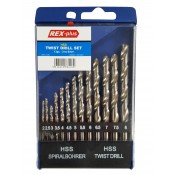 Rex-plus DRIT-13R HSS Drill Set 13pc Metric 2-8mm