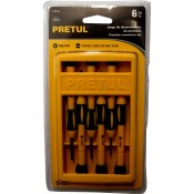 Pretul 6pc Precision Screwdriver Set PH, SL