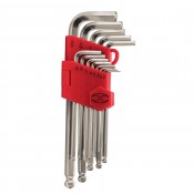 Truper 13pc Imperial Hex Key Set Ball End 3/64-3/8