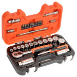 Bahco S330 1/4" & 3/8"Socket Set 34pc